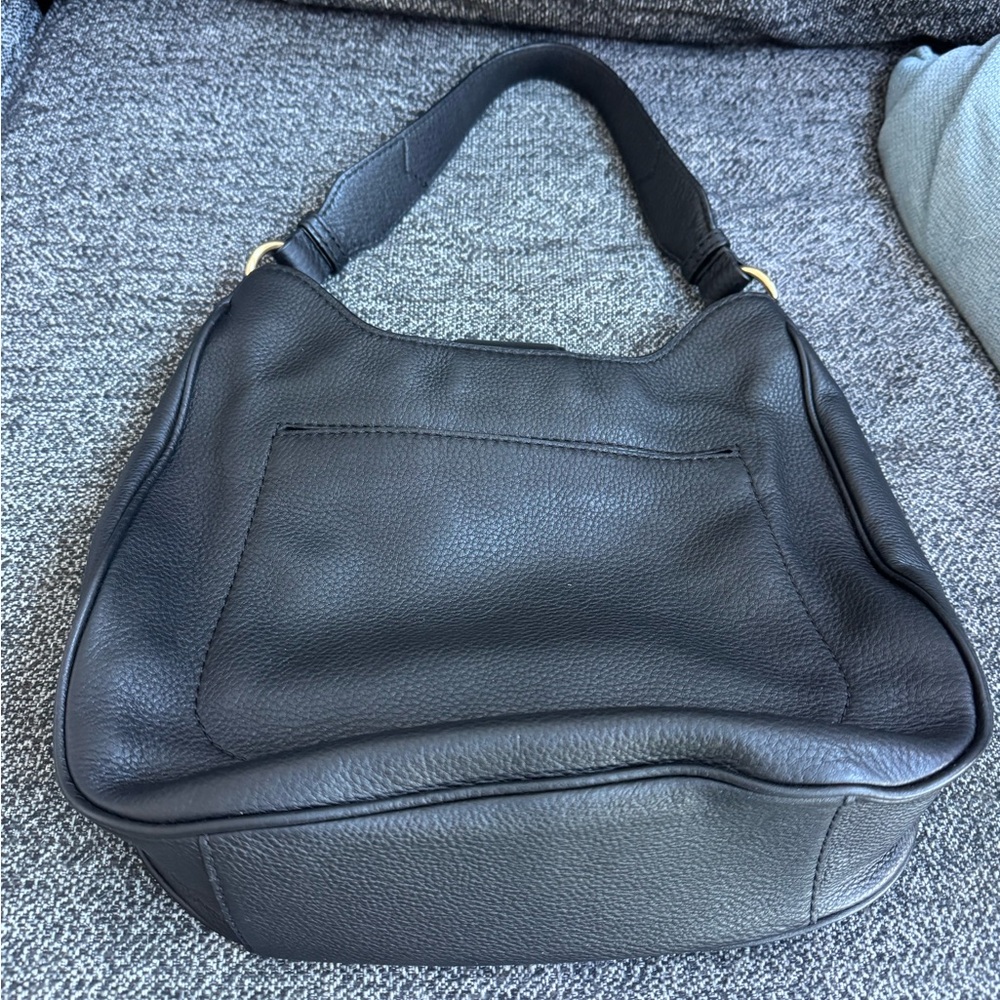 Marc Jacobs Black Hobo Bag with Gold Accents - Picture 4 of 12